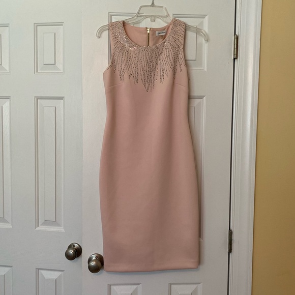 Calvin Klein Dresses & Skirts - Like New Calvin Klein Pink Sleeveless Dress
